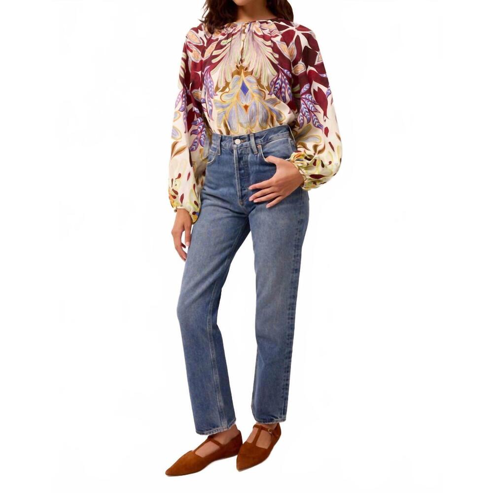 NEW MARIE OLIVER arabella blouse in tranquility - Picture 5 of 7